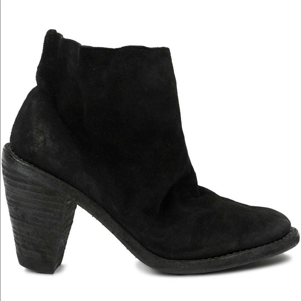 Guidi Reverse Calf Leather Ankle Boots 36